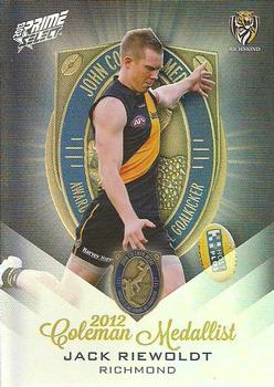 2013 Select Prime AFL - Medals #MW2 Jack Riewoldt Front